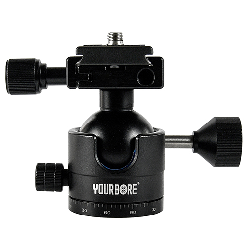 OEM Double Jaw Closed Gun Fixture Shooting Tripod Bracket with Arca Swiss Guide Rail Screw Holes, Tripod Ball Head Bracket