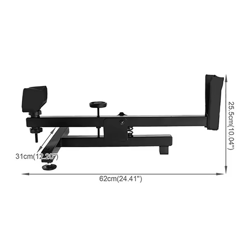 OEM Metal square Tube Surface Spray Plastic Hunting Adjustable Support Display Stand