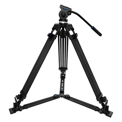 OEM ODM Professional Heavy Duty Video Camcorder Tripod with Fluid Head