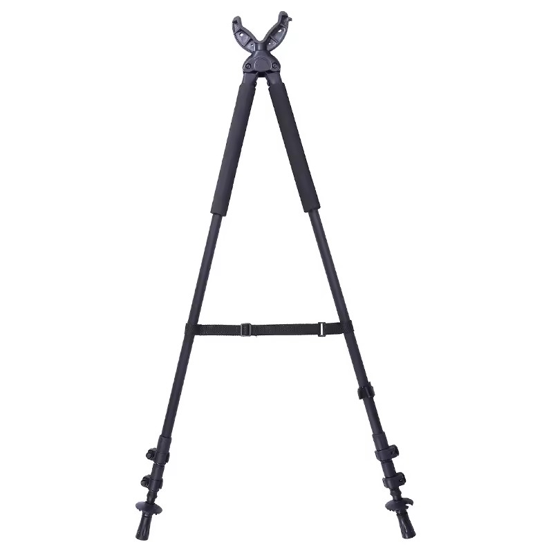 Outdoor Tactical Adjustable in Height Aluminium Hunting Accessories Shooting Stick
